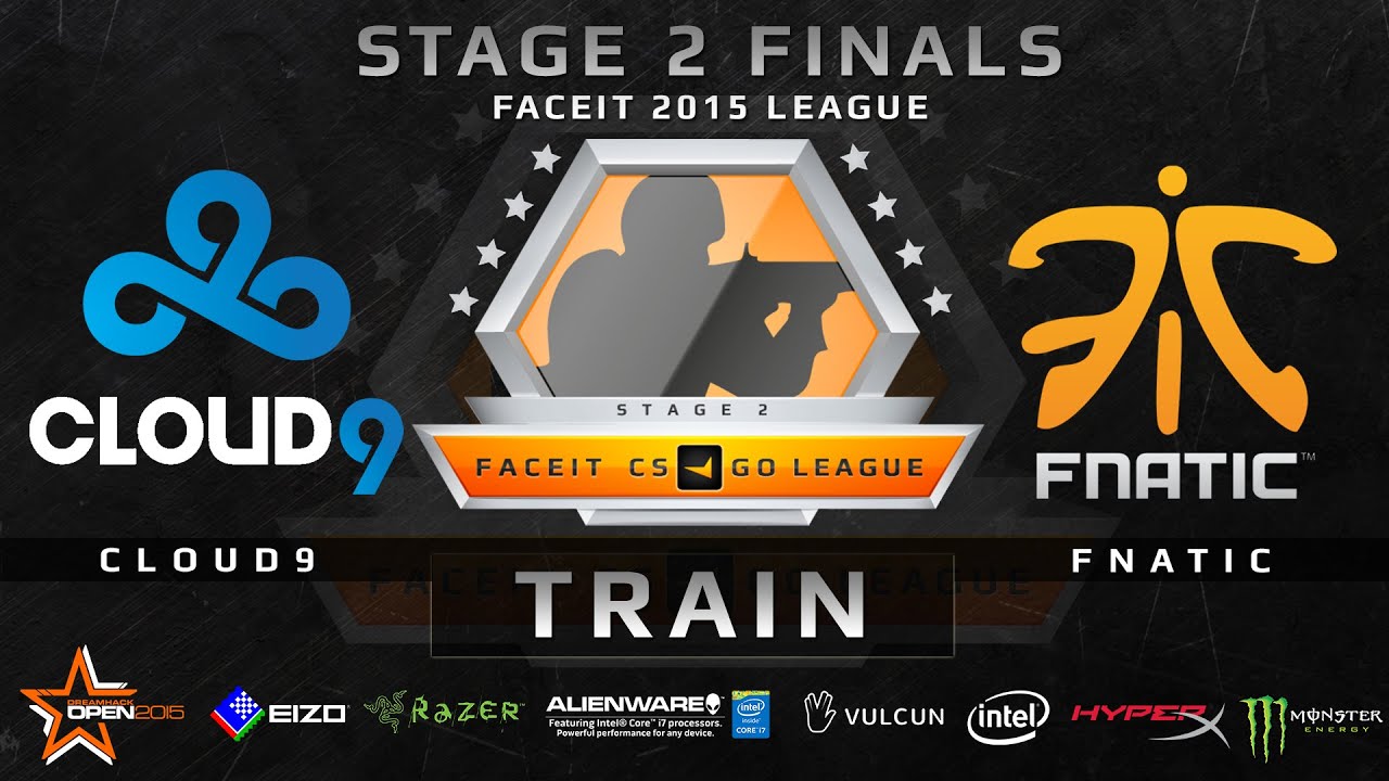 Cloud9 vs Fnatic - SEMIFINAL - Map 2 - Train (FACEIT Stage 2 Finals)