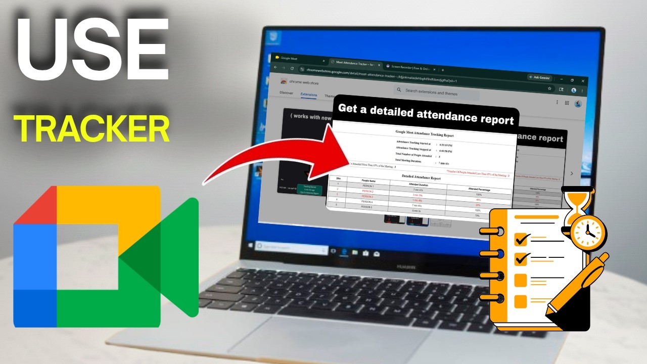 Как пользоваться Google Meet Tracker (простое руководство)