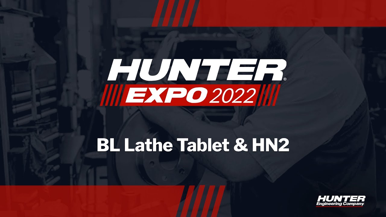 Brake Lathe With Tablet and HunterNet&reg; 2 Portal