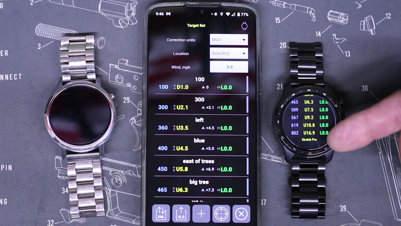 Настройка часов Strelok Pro на ОС Android Wear.