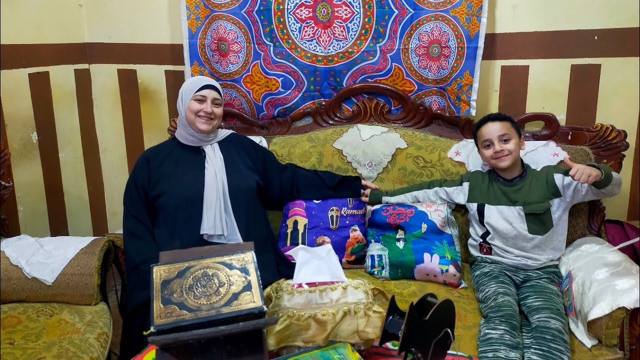  بيتنا اتملّى بهجة برمضان🏡🕋🌙🎉🥳كل سنه وانتم جميعا بخير و طيبين🥳💃🏻#يوميات_ام_مروان💃🏻💃🏻💃🏻