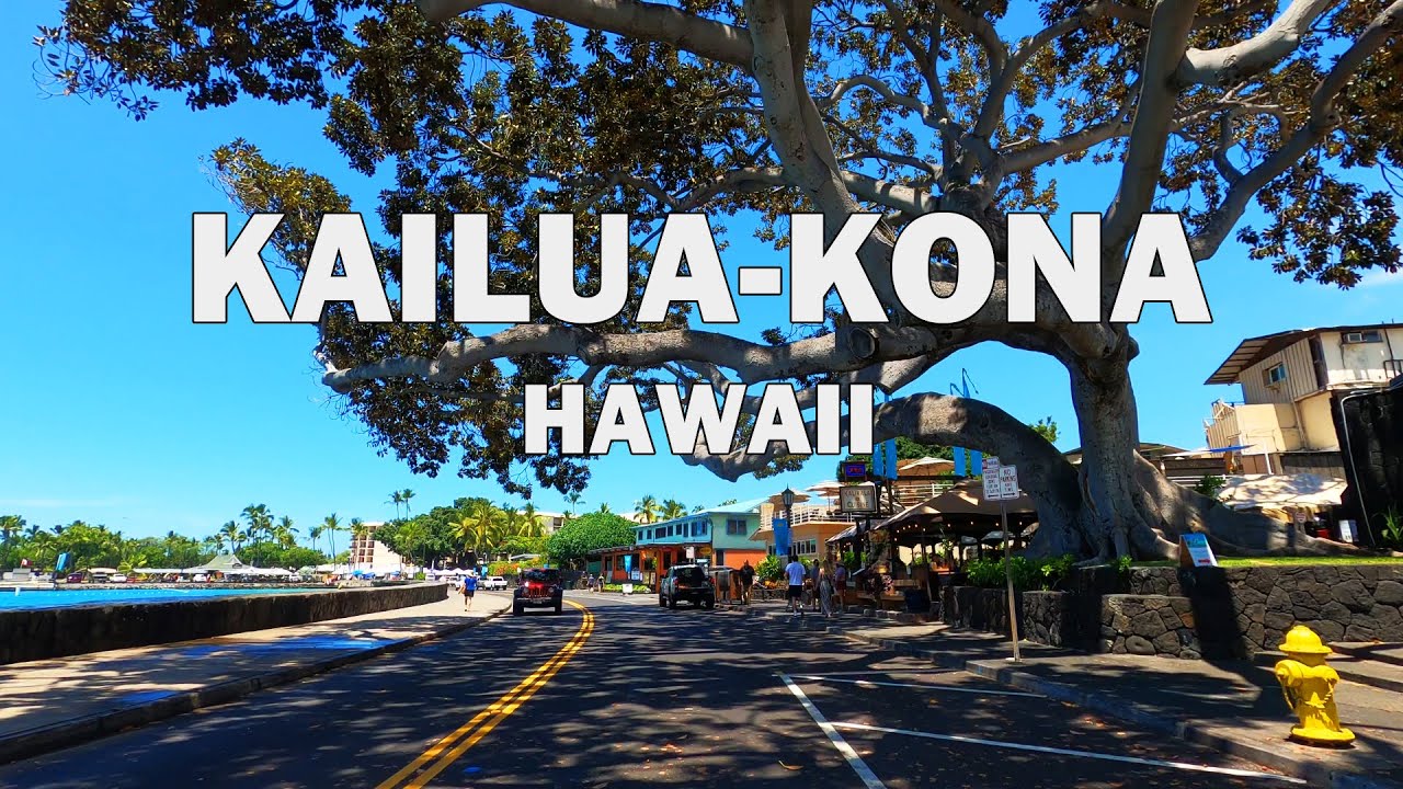 Kailua-Kona, Hawaii - Driving Tour 4K