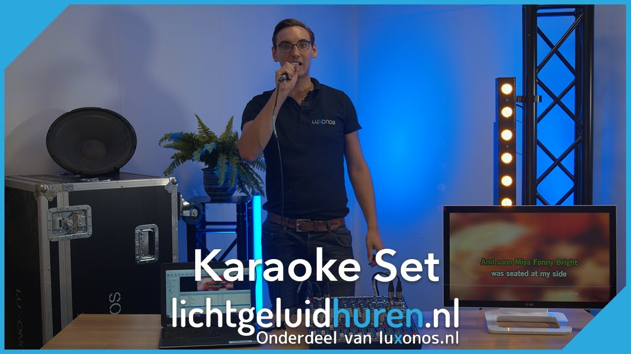 Instructievideo - Karaoke Set | Lichtgeluidhuren.nl - Luxonos