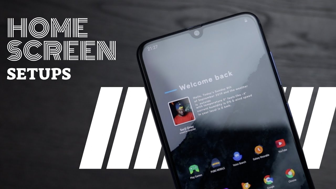 microsoft launcher homescreen setup // customized homescreen setups // minimal setups