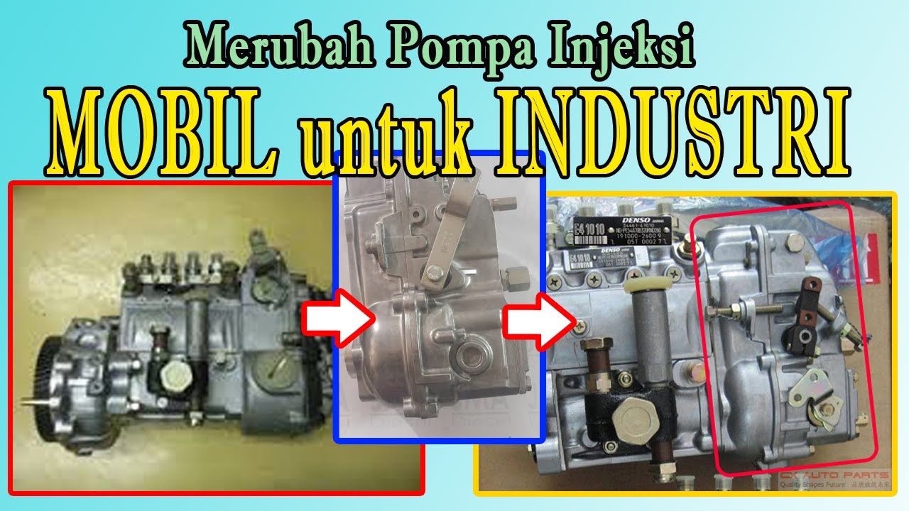 Modifikasi bospom mobil untuk industri / genset