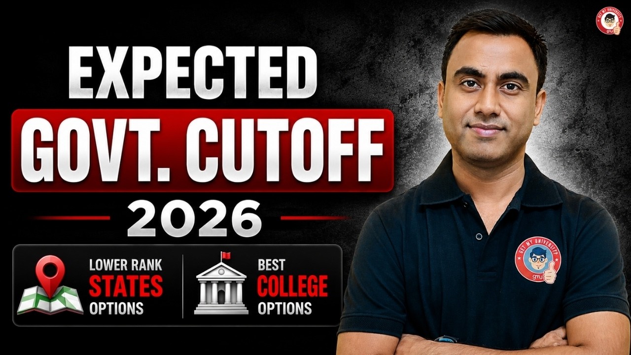 Re-NEET UG 2026 Govt MBBS Seat Cutoff | Marks vs Rank | Low Rank State & Best Colleges 😱