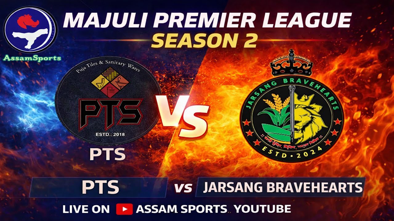 PTS V/S JARSANG BRAVEHEARTS|| Majuli Premier League || Day 6 #assamsports