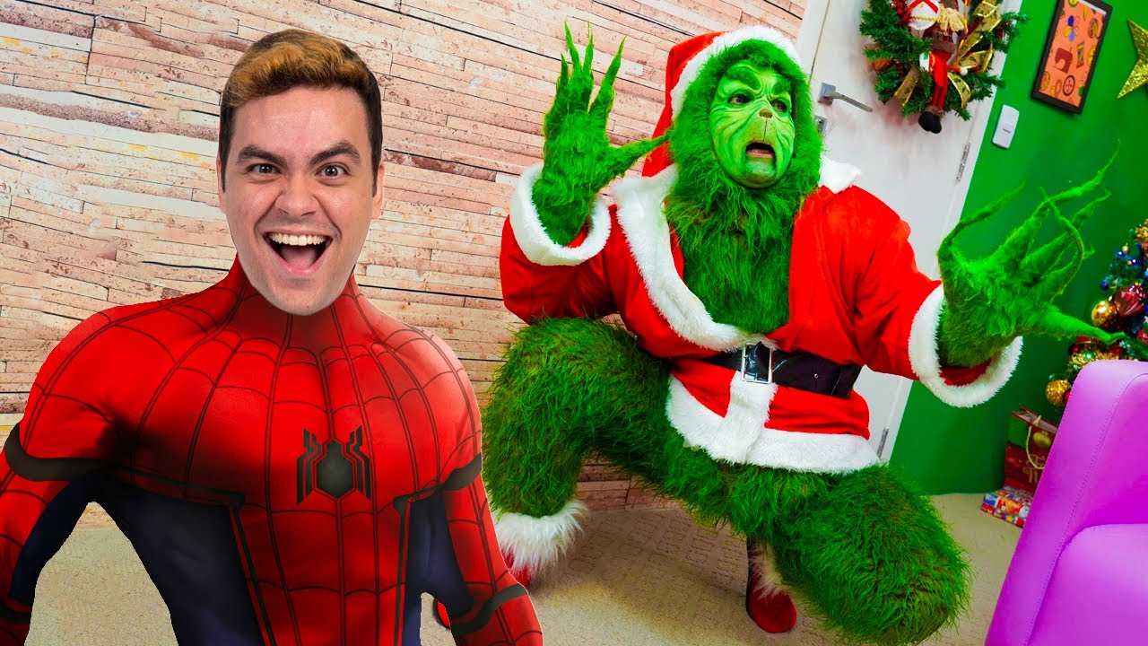 LUCCAS NETO E A SÉRIE DE NATAL COM O GRINCH !!! (COMPILADO DE VÍDEOS NATALINOS)