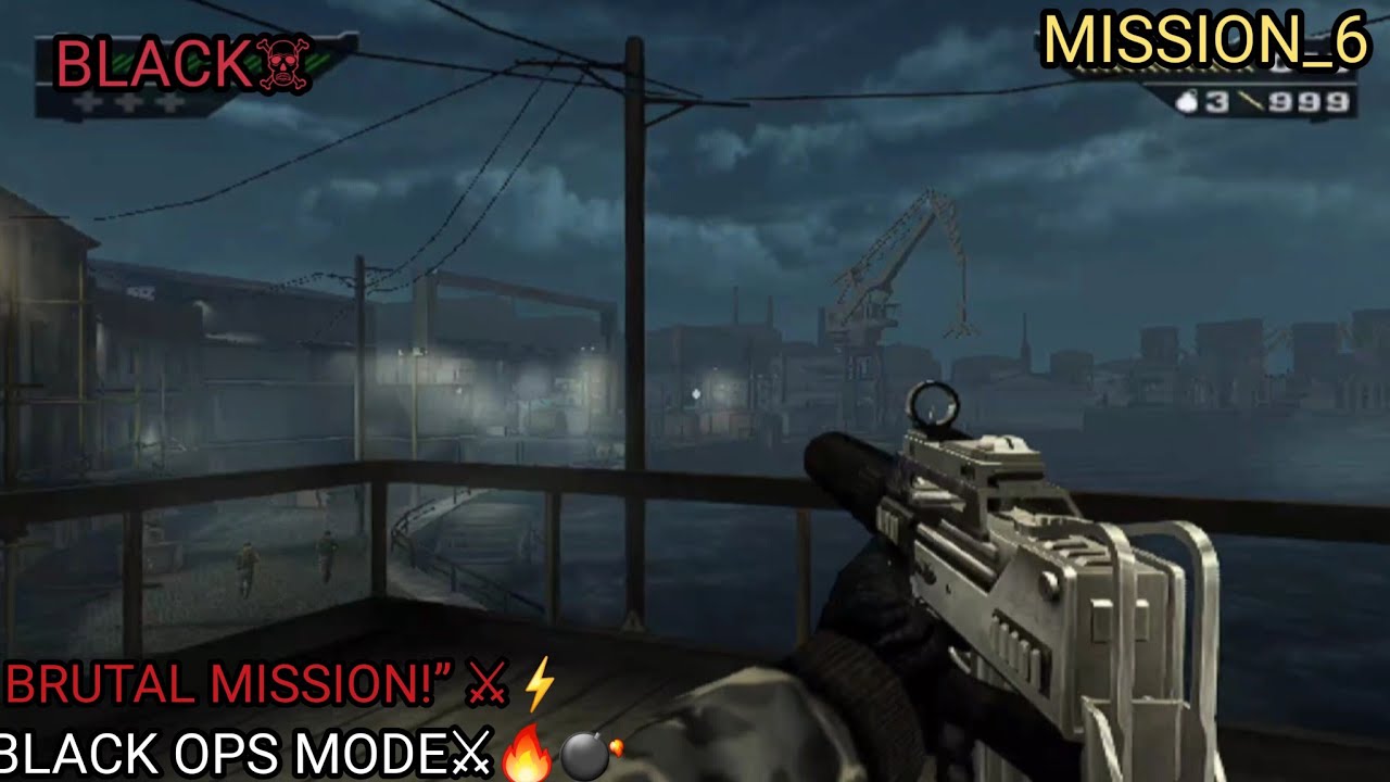 ⚔️BLACK PS2 Mission 6 | The Most Brutal Level in the Game⚔️💣🔥