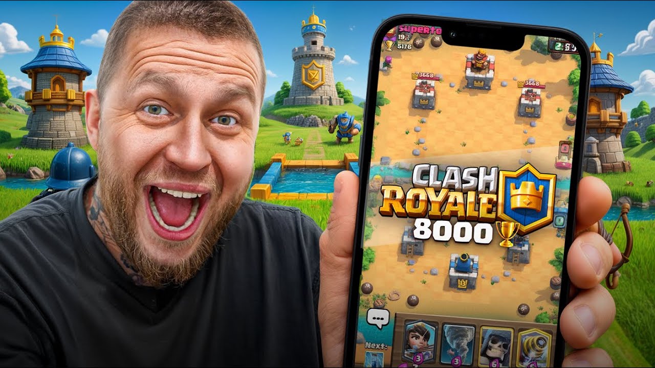 PIERWSZY RAZ BANDURY W CLASH ROYALE