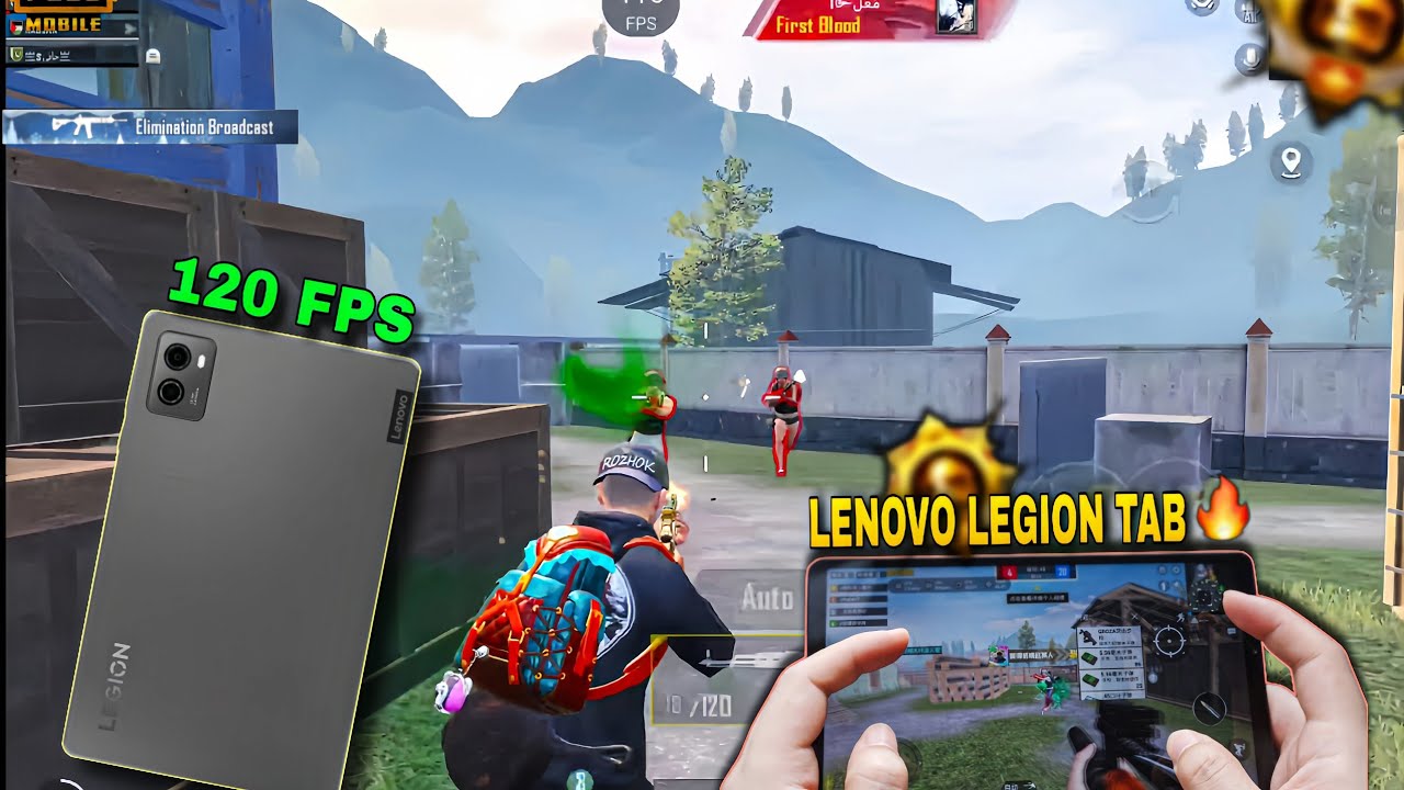 LENOVO LEGION TAB ‼️ 120 FPS 🥶 PUBG TEST 💫