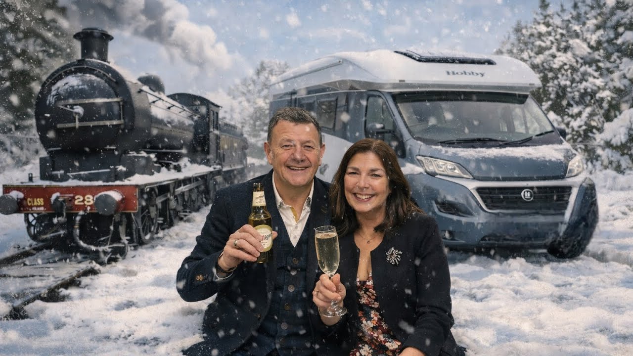 Snow vs Motorhome! We left the Tan Hill Inn and it was MURDEROUS!