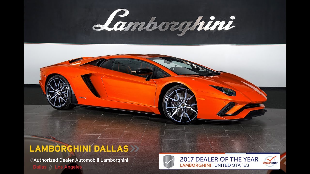 2018 Lamborghini Aventador S Arancio Argos 18L0037A