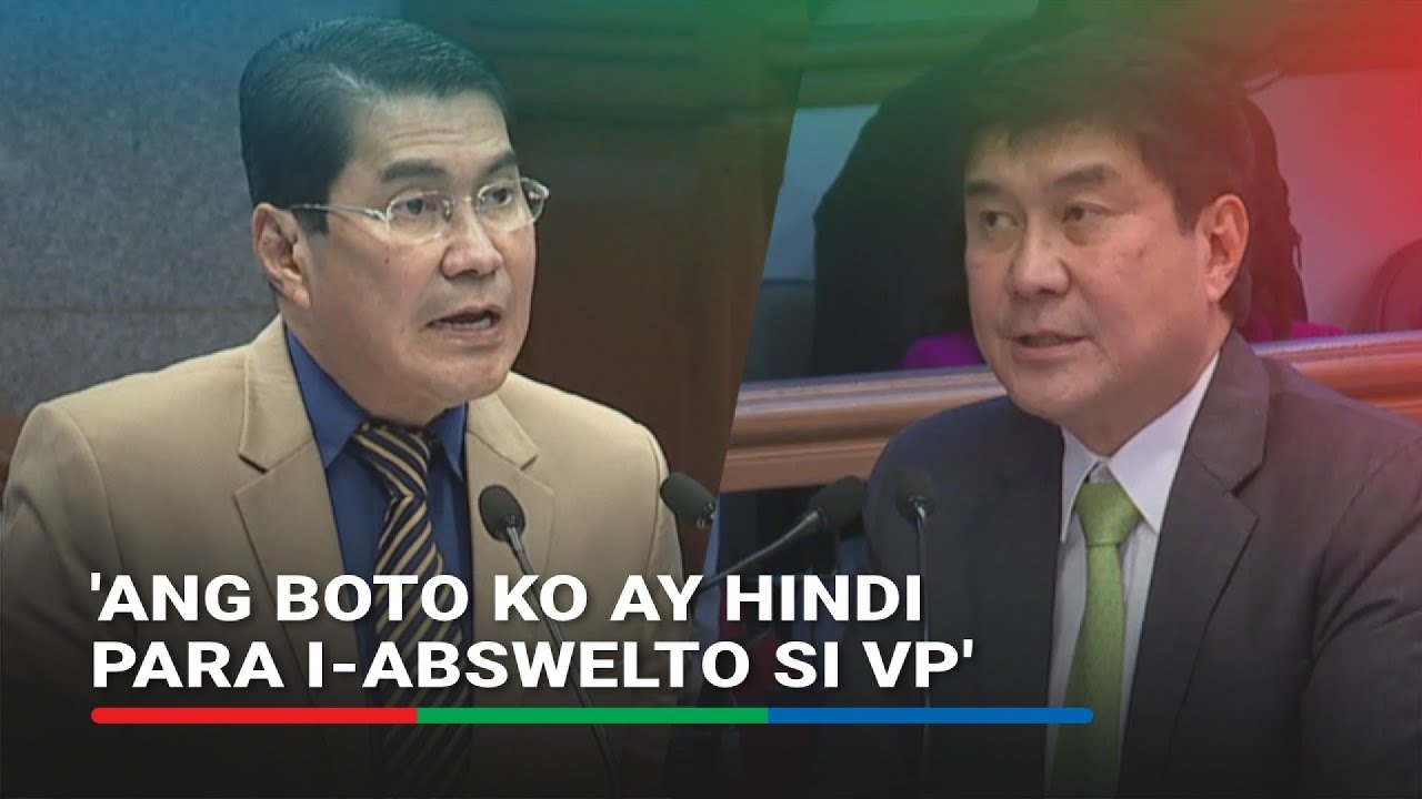 Why Tulfo brothers voted in favor of archiving the VP impeach case | ABS-CBN News