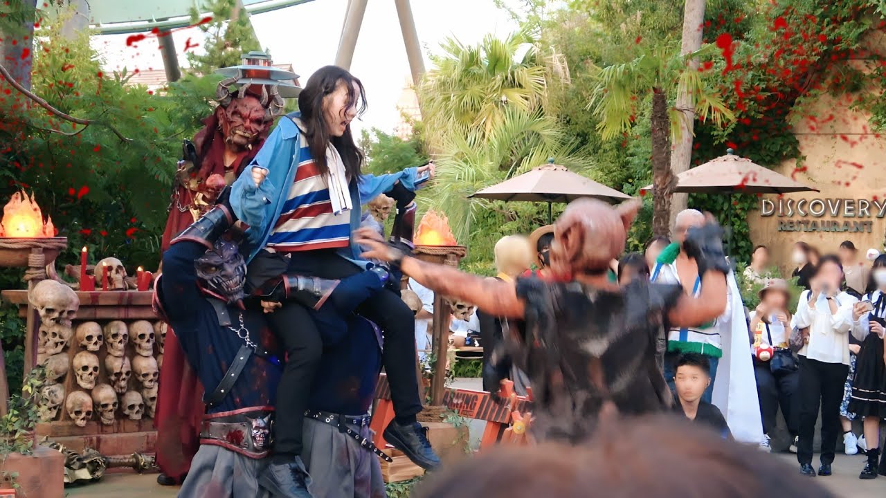 ゲストが儀式の生贄に&hellip;《USJ ハロウィーンホラーナイト》インファーナル・サンクタム ユニバ 2023