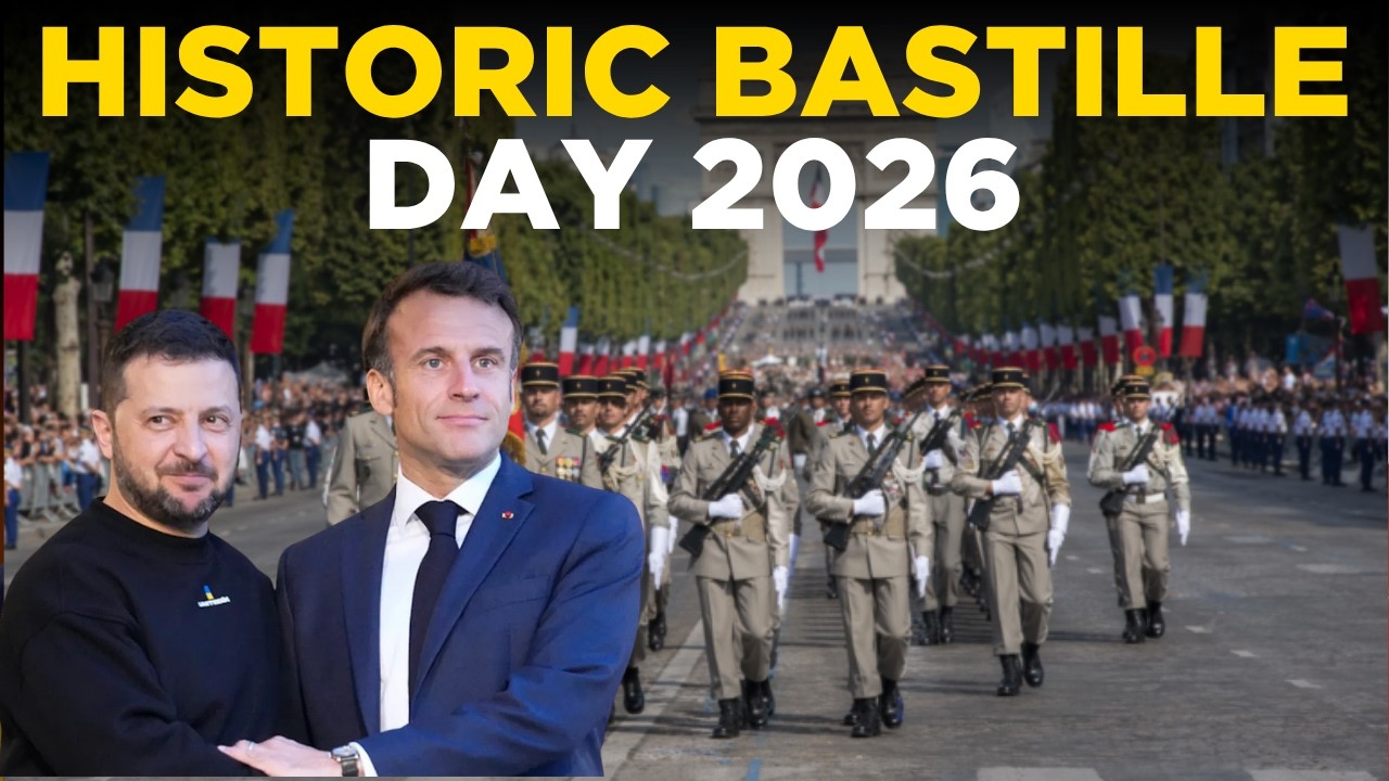 BASTILLE DAY PARADE LIVE | Macron & Zelenskyy Lead Historic Paris Military March; Watch Live Updates
