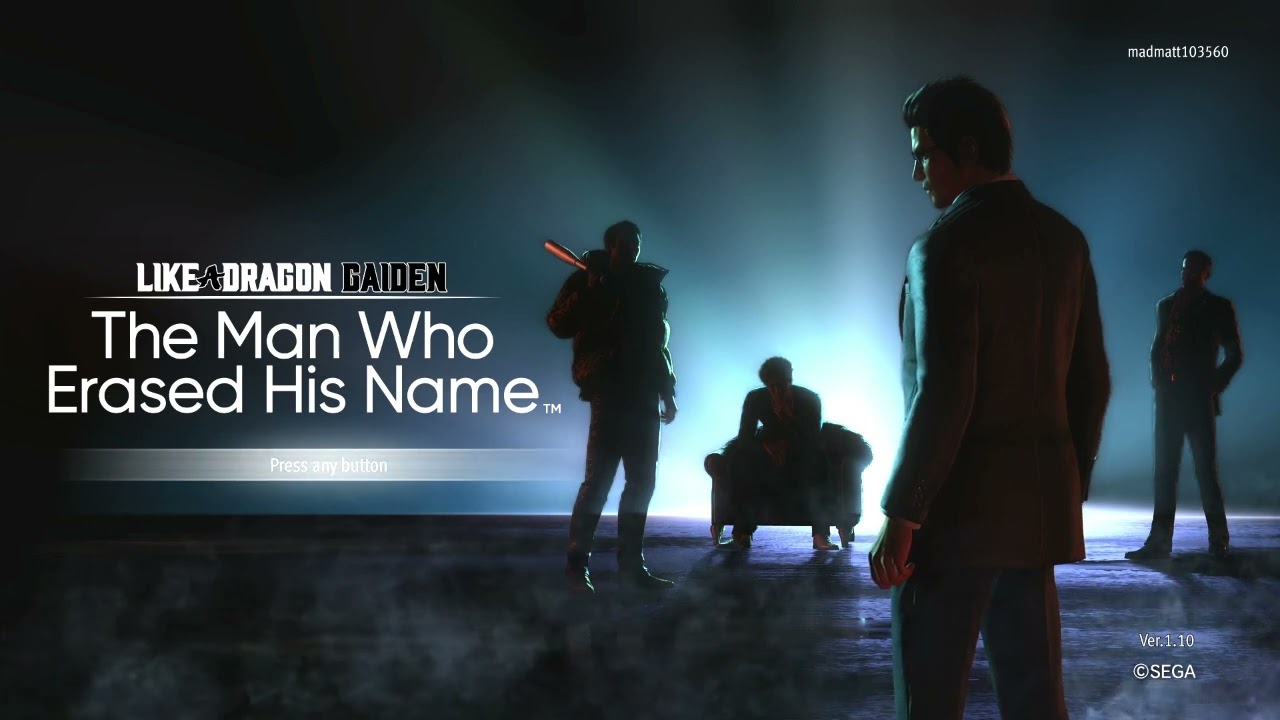 Like a Dragon Gaiden: The Man Who Erased His Name OST - Start Menu Theme Extended