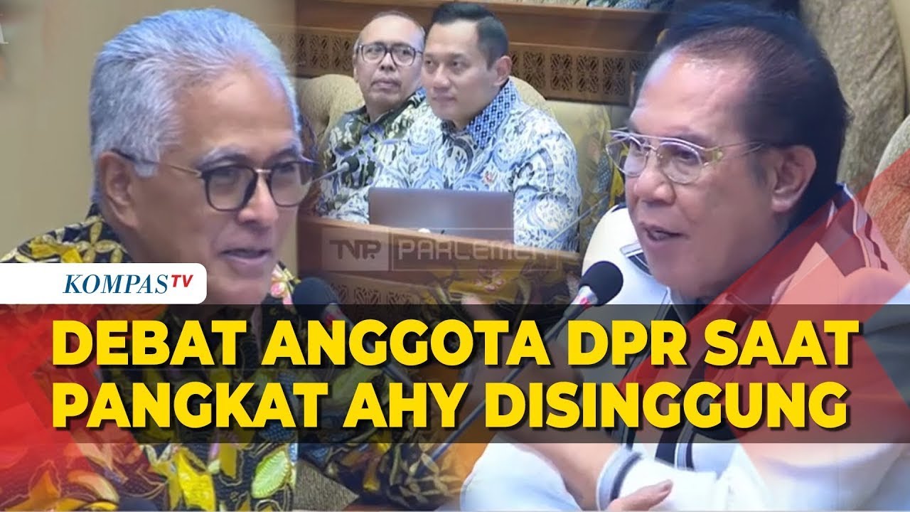 Panas! Debat Anggota DPR saat Pangkat Mayor AHY Disinggung dalam Rapat Komisi II