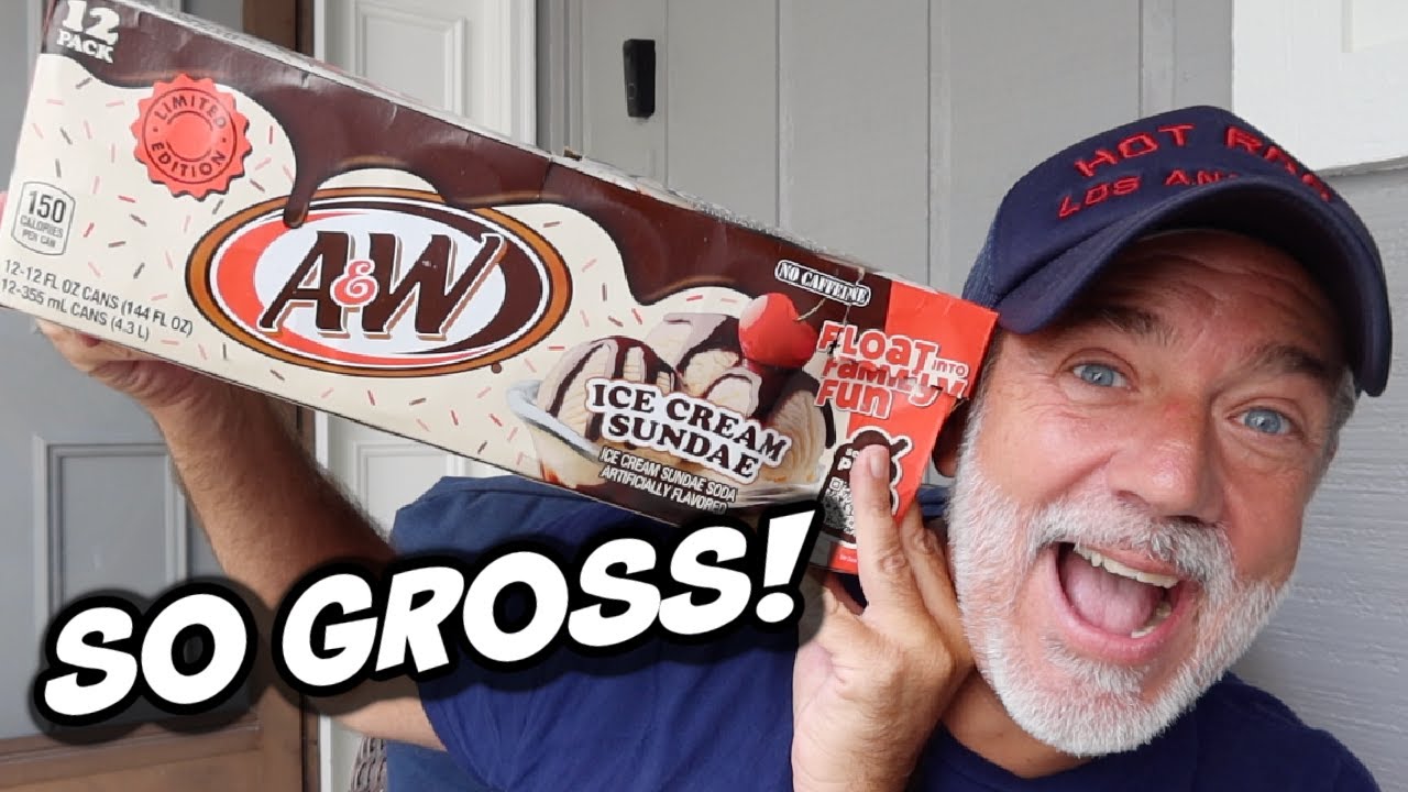 TRYING A&W ICE CREAM SUNDAE SODA!