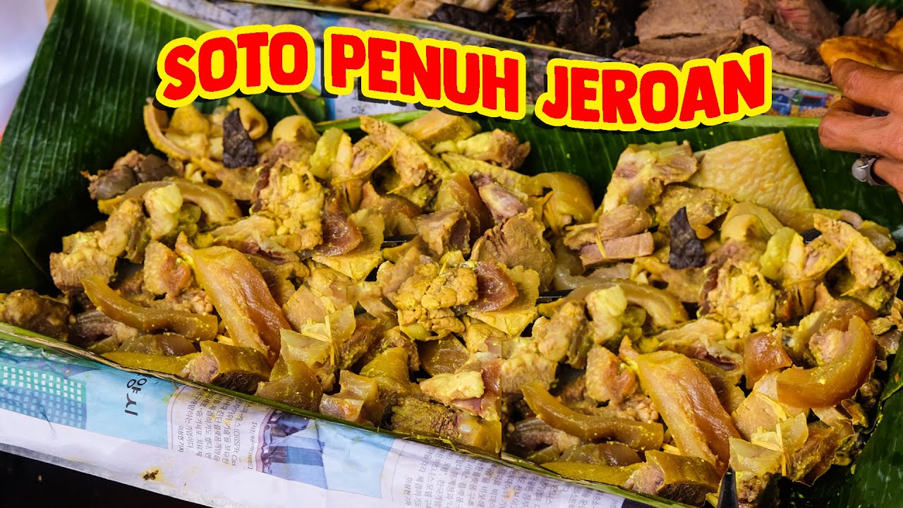 SOTO FULL JEROAN, SEHARI OMZET 10 JUTA?! SOTO KUNING PAK YUSUP, KULINER LEGENDARIS BOGOR
