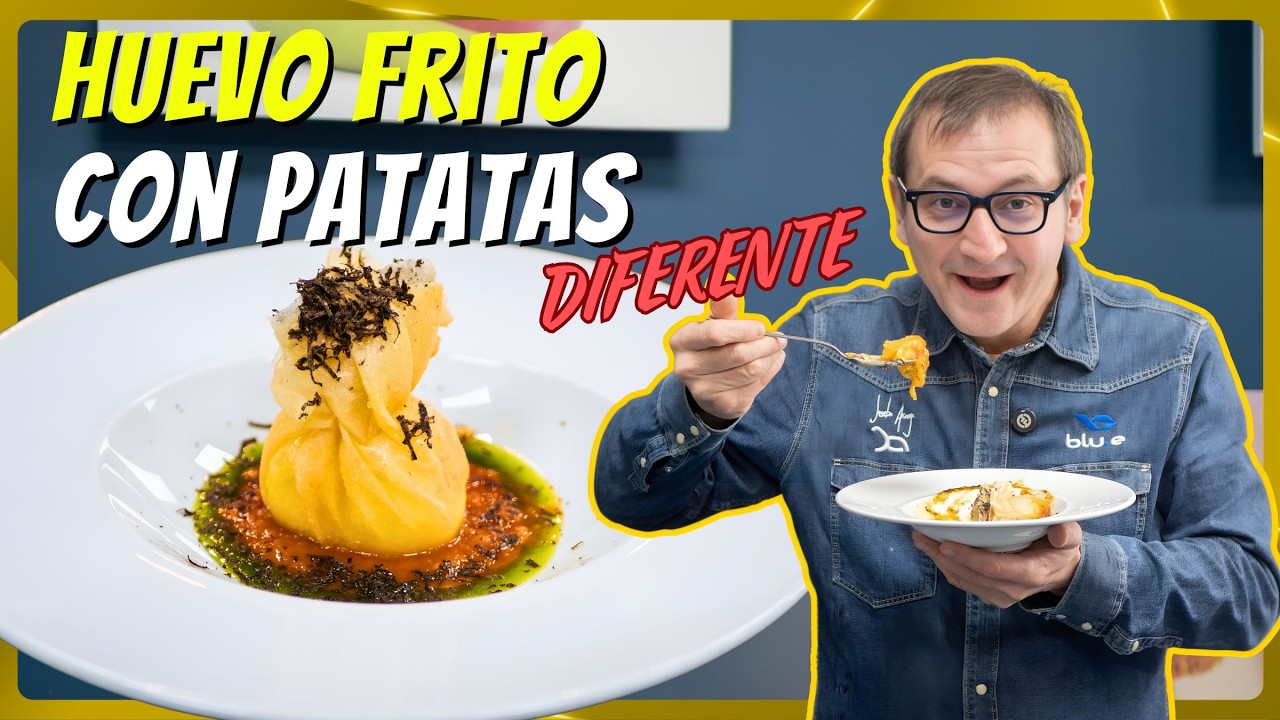 🍳CÓMO elevar un CLÁSICO: HUEVO y PATATA en una sola pieza con TRUFA de Invierno | RECETA MUY FÁCIL