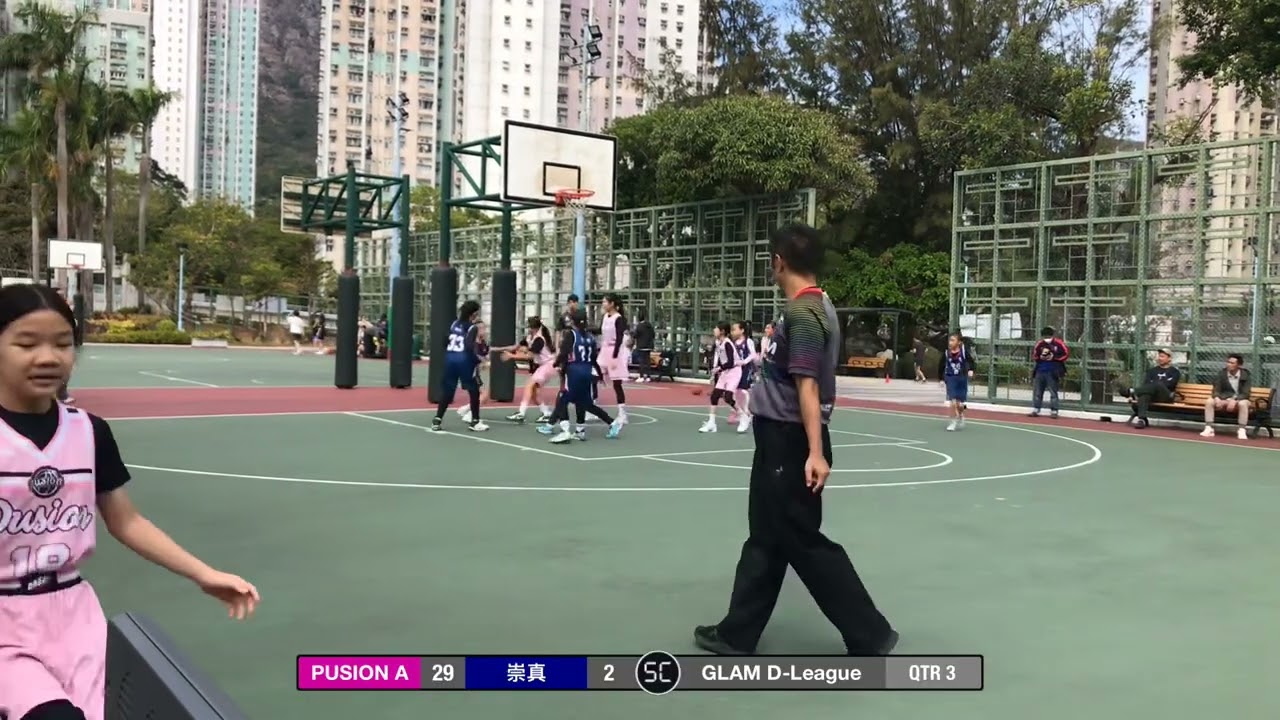 GLAM D-League PUSION A vs 崇真 Qtr 3