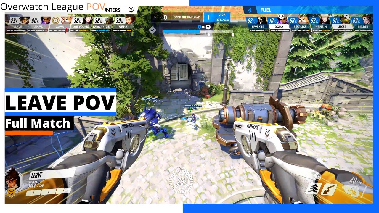 LEAVE TRACER POV | Winners Semi-Final | Hunters vs Fuel | OWL Season 2021 Playoffs