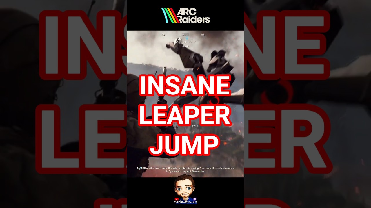 Insane Leaper Jump in ARC Raiders #arcraiders #serverslam #leaper