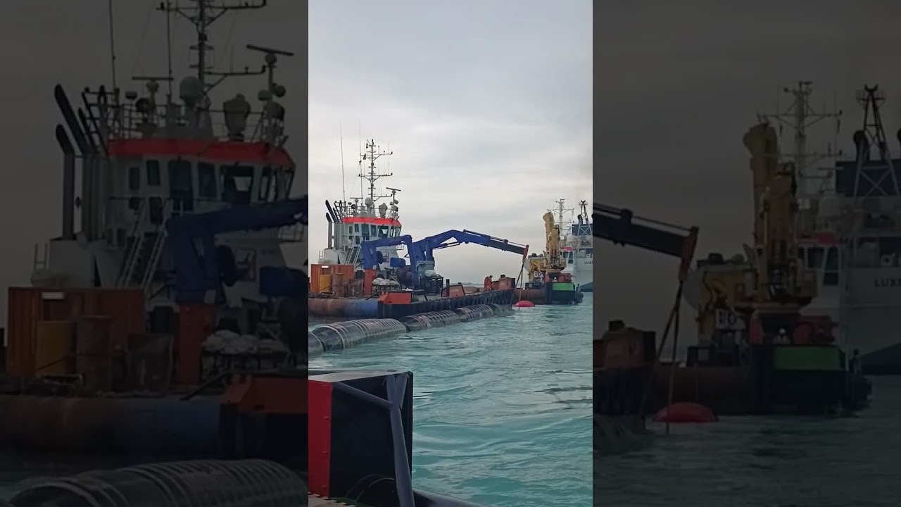 Multicat Vessels Helping Each Other #multicat #trending #ytshorts #tugboats #shortvideo
