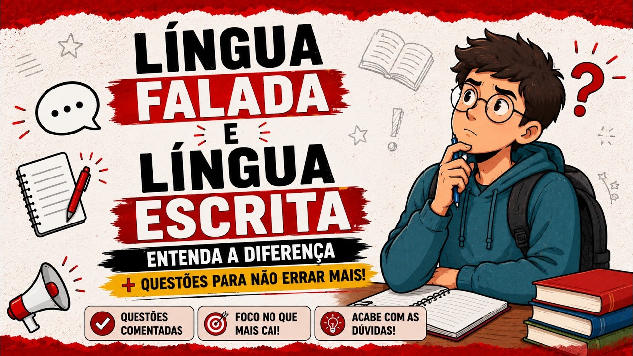 ✅Atualização: Língua Falada e Língua Escrita + Teste