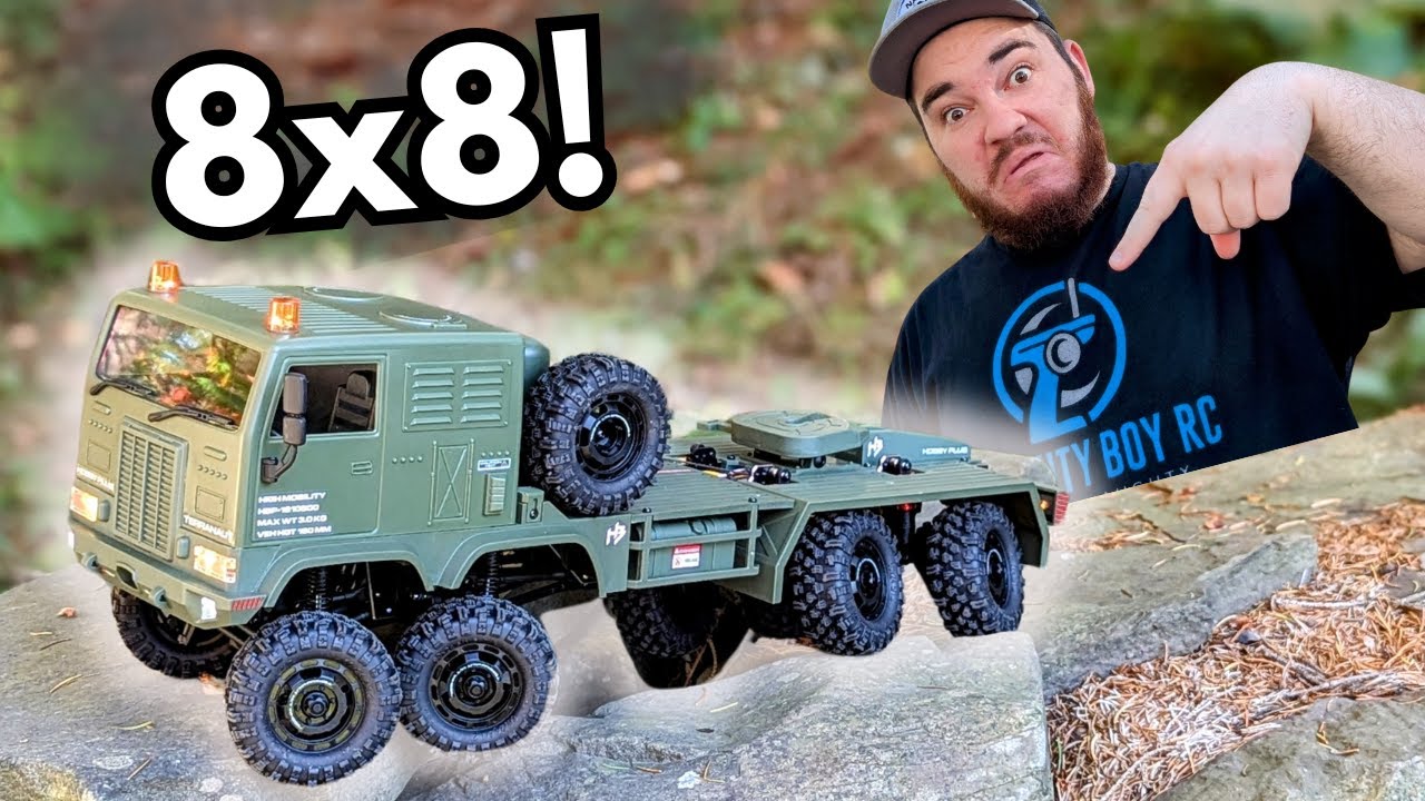 Шести колёс мало!: Гусеничный эвакуатор Hobby Plus Terranaut 8x8 с дистанционным управлением