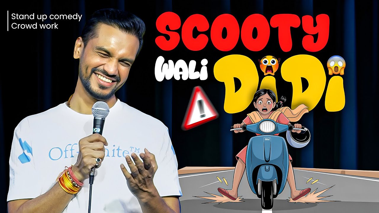 Scooty Wali Didi | Crowd Work | Stand Up Comedy | Ft Vikas Kush Sharma