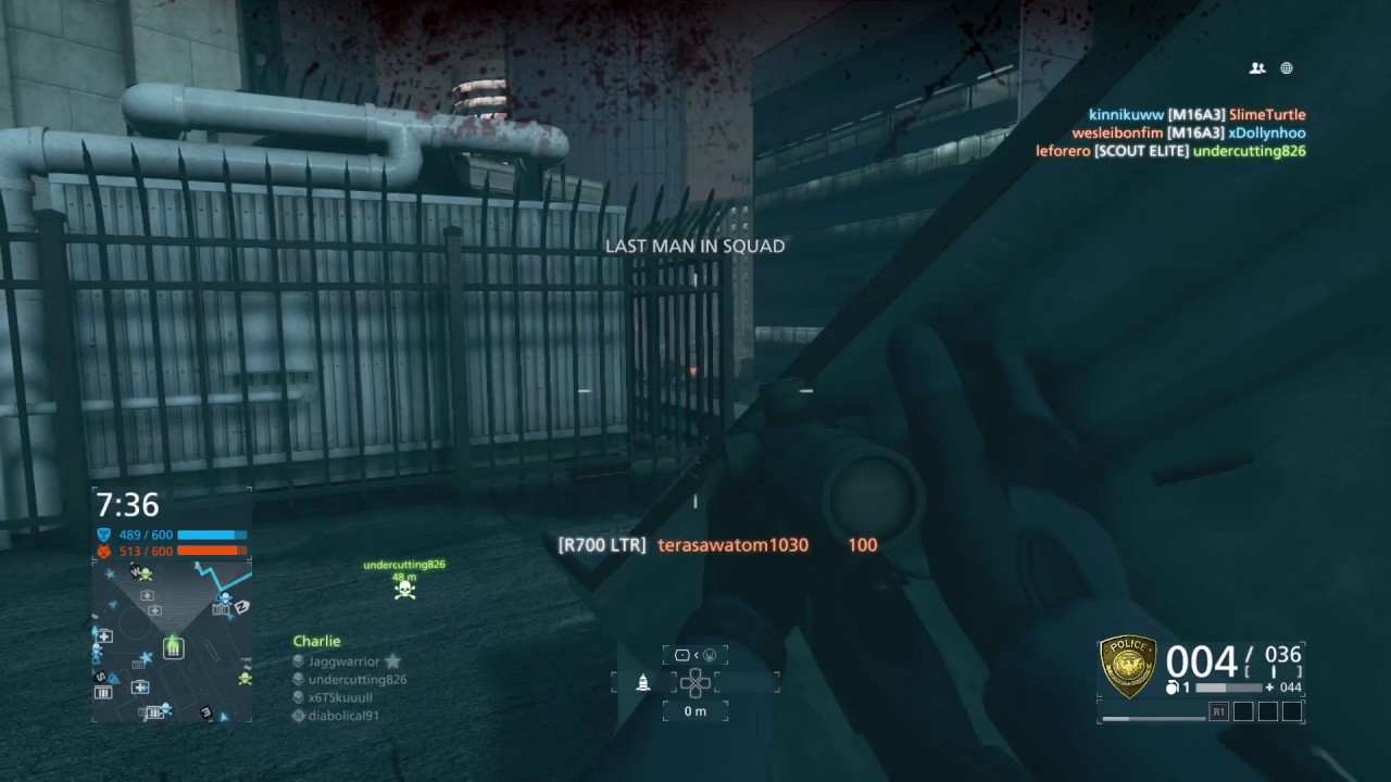 Battlefield hardline R700 sniper