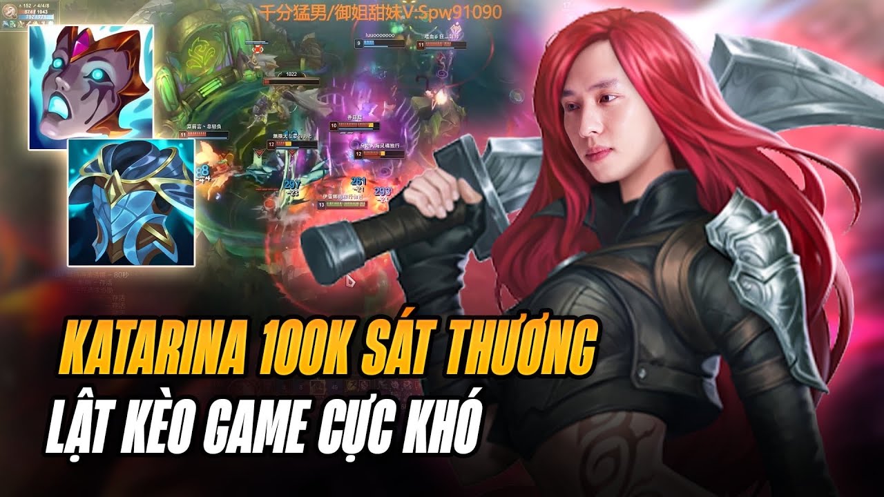 CAIQI VÀ GIÁO ÁN KATARINA GẦN 100K SÁT THƯƠNG CÙNG ĐỒNG ĐỘI LẬT KÈO GAME ĐẤU CỰC KHÓ