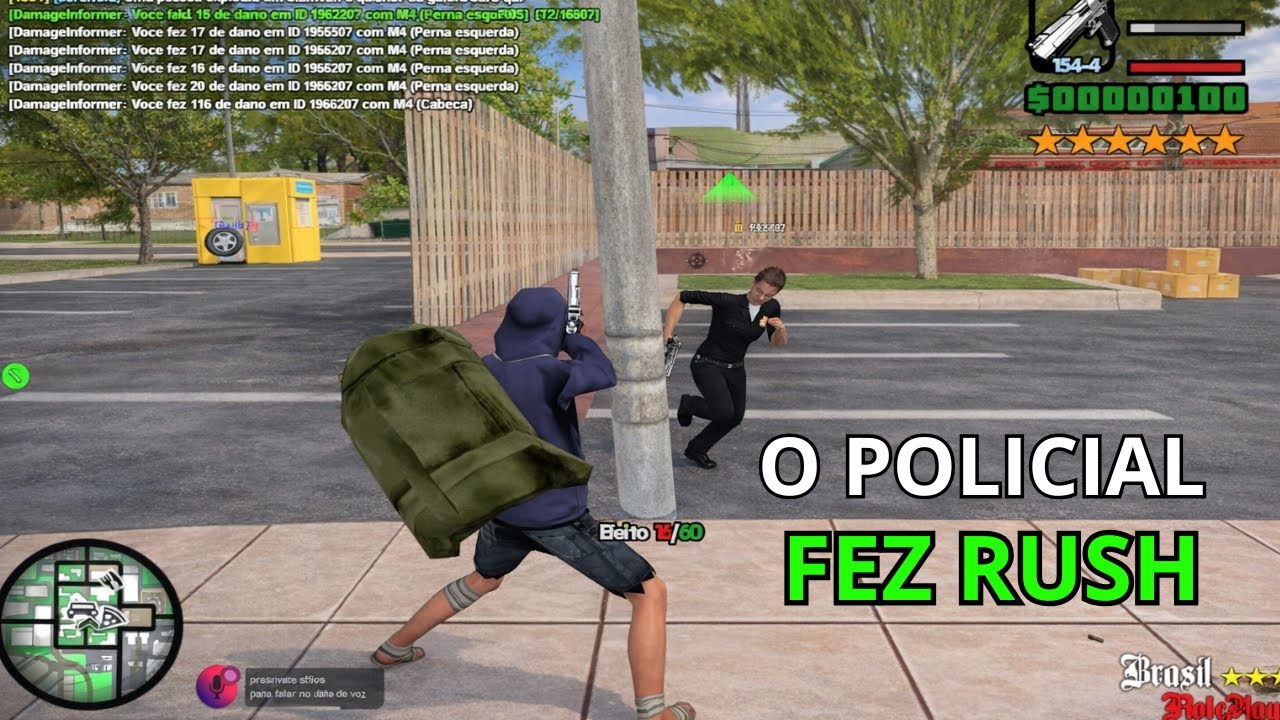 O POLICIAL RUSHOU SEM DO BRASIL ROLEPLAY