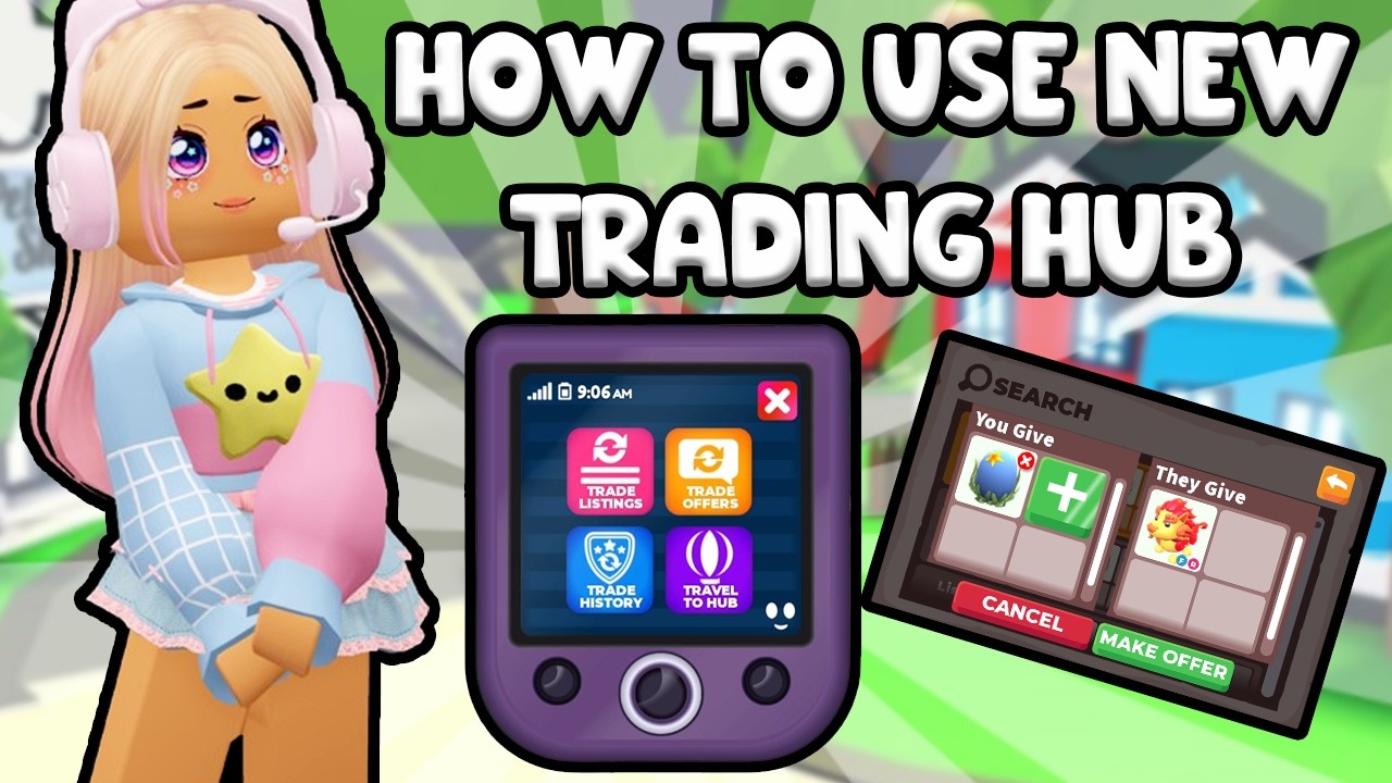 How To Use The NEW TRADING HUB Adopt Me Update
