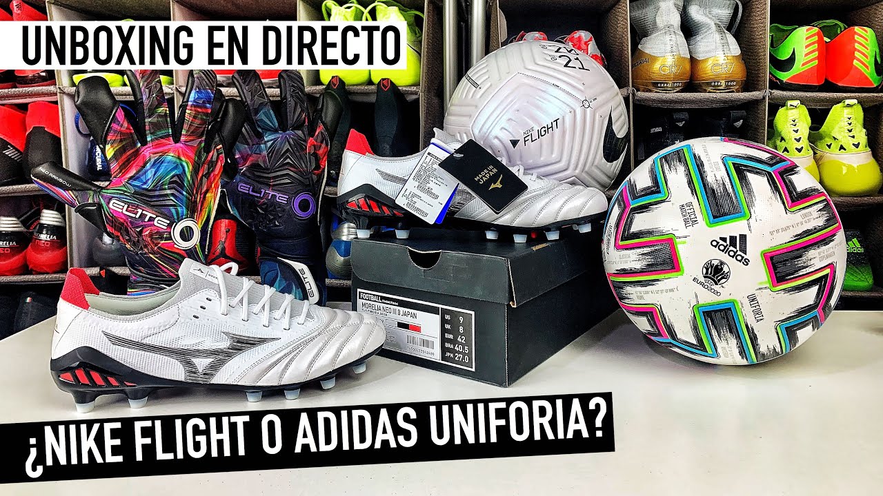 UNBOXING EN DIRECTO | ¿ADIDAS UNIFORIA O NIKE FLIGHT?