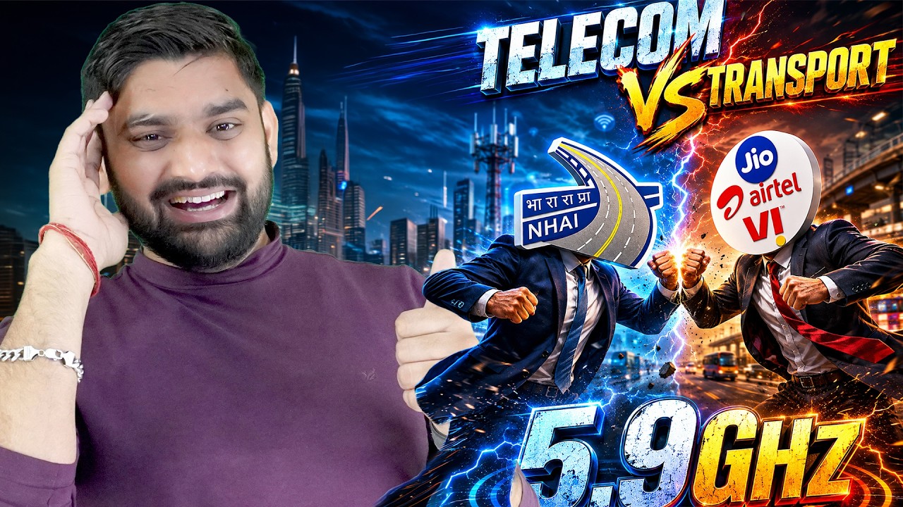Big Fight Telecom Vs TRAI | India&rsquo;s 5.9 GHz Spectrum Battle: Jio, Airtel & Vi vs Auto Industry