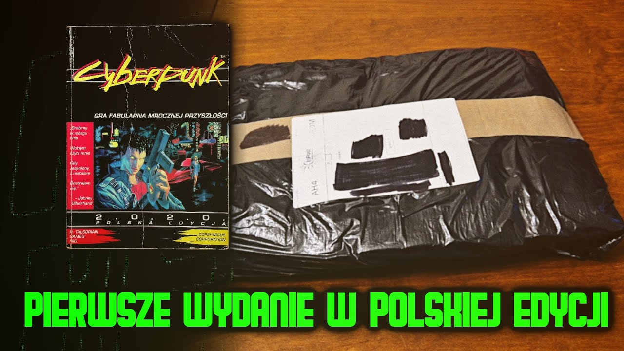 Rozpakowanie Pierwszego Wydania: Cyberpunk 2020 Polska Edycja z OLX za 450 zł