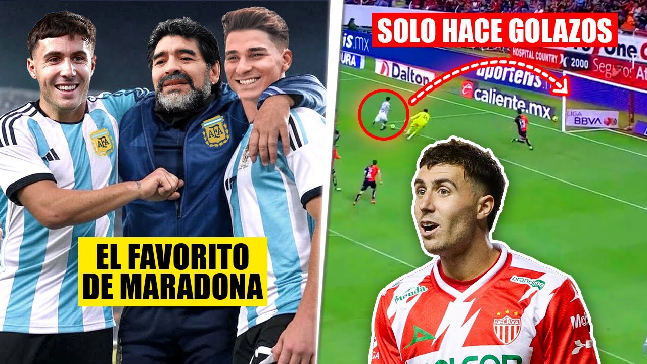 Fue el consentido DE MARADONA, jugó con JULIÁN ÁLVAREZ hoy BRILLA en Necaxa: La historia de PARADELA