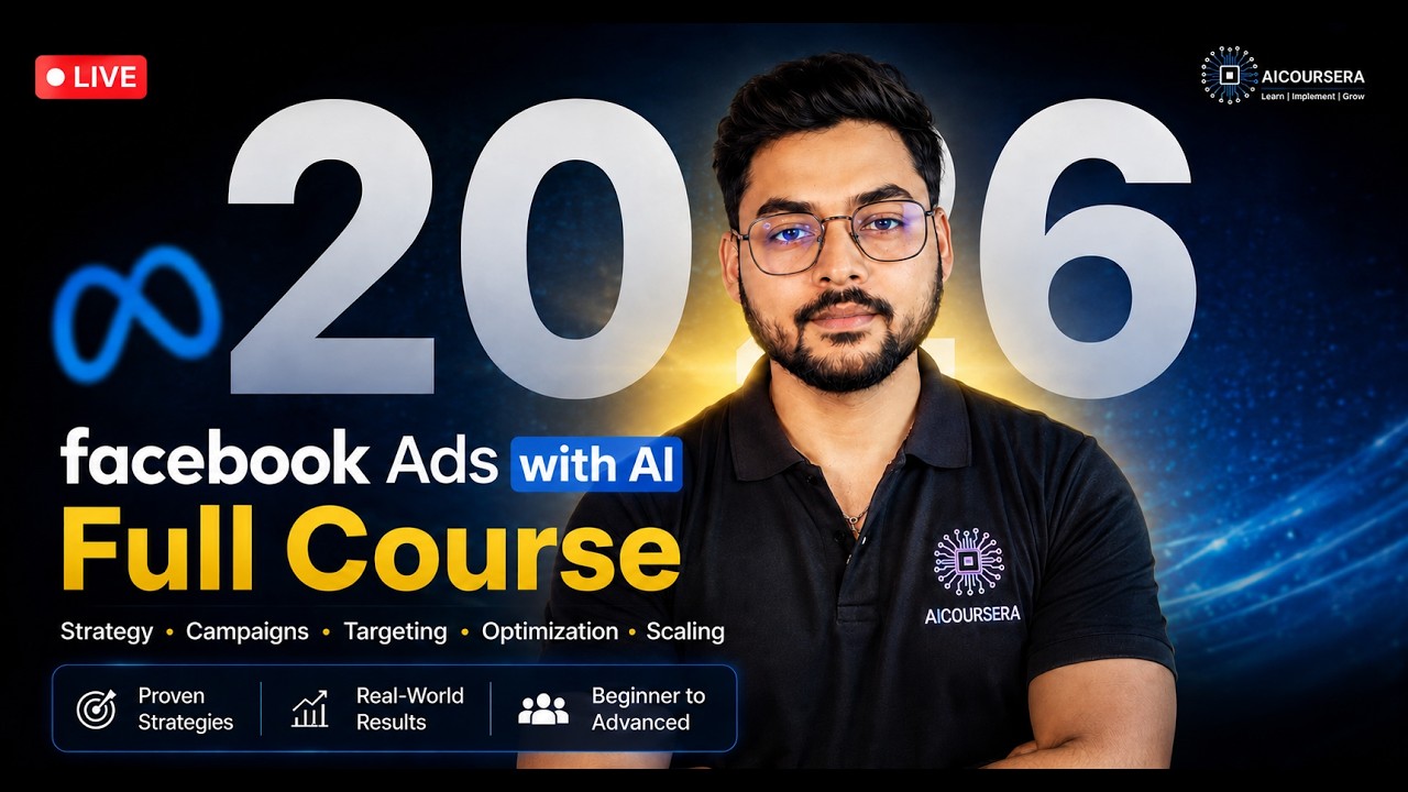 Facebook Ads with AI Full Course 2026 (LIVE) | Meta Ads Complete Training Part 4