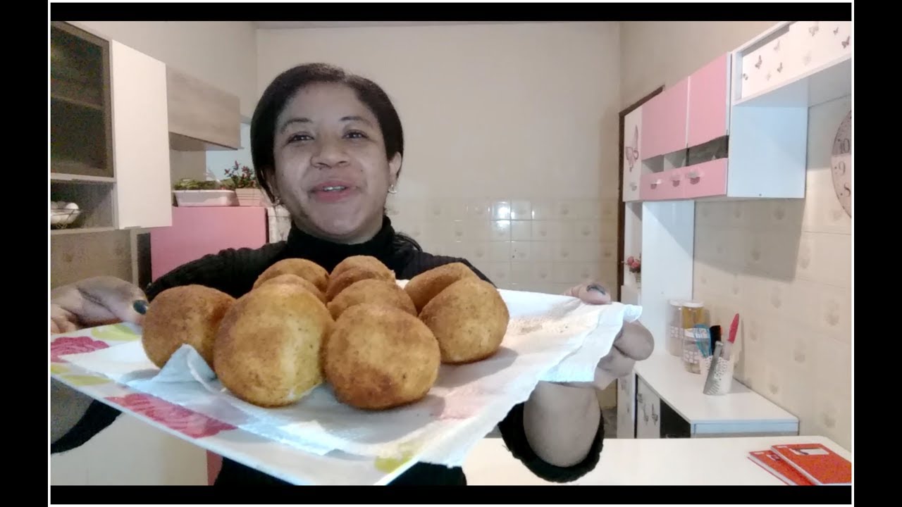 Melhor bolinho de batata recheado! Muito fácil 😋