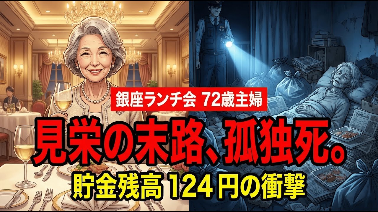 【2026年の地獄】1食8,500円のランチに通い続けた72歳主婦の末路。見栄のために『リボ払い』を続けた結果、貯金124円で迎えた残酷な孤独死。2026年、物価高騰が招いた社交破綻の真実