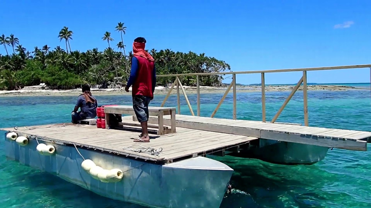 FAFA ISLAND, TONGA from Nuku'Alofa in 4k