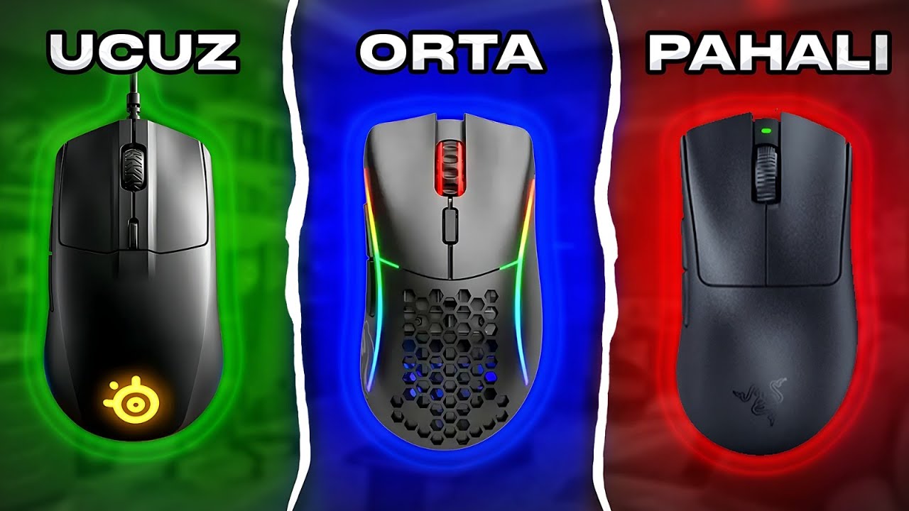 Pahalıya gerek var mı, ucuzu kurtarır mı? Ucuz - Orta - Pahalı Gaming Mouse
