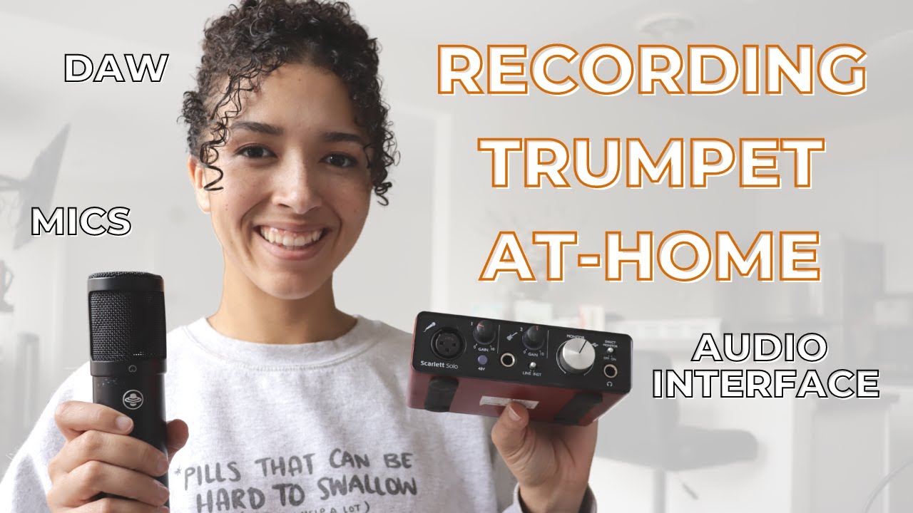My Home Recording Set-Up for Trumpet | Mic, Interface, DAW
