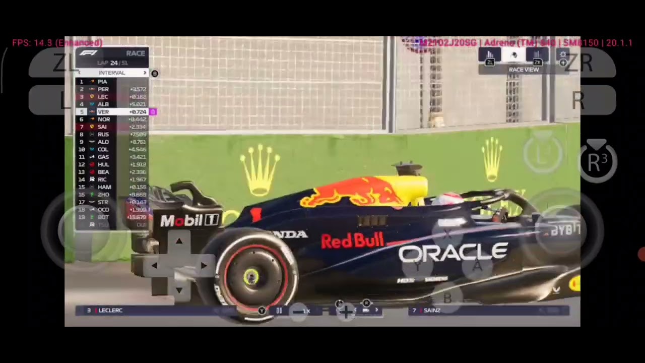 F1 2024 manager Eden emulator 0.0.4 rc-1 Android gameplay