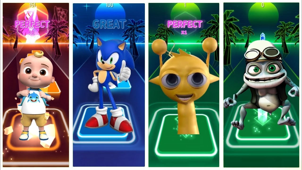 BUS EATER 🆚 EXTRA SLIDE 🆚 SKIBIDI TOILET 🆚 HOUSE HEAD 🆚 ODDBODS | Tiles Hop EDM Rush!