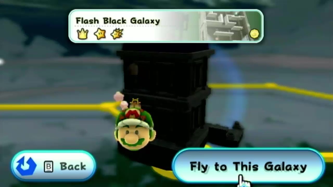 Flash Black Galaxy [SMG2: Cosmos Collapse]