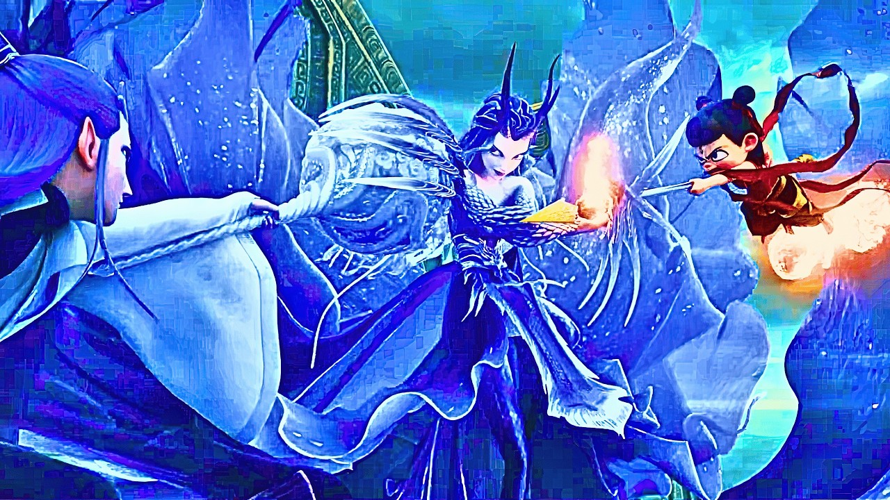 Ne Zha 2 | Обзор сцены боя Ne Zha и Ao Bing против Dragons of the Sea